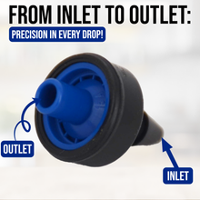 Load image into Gallery viewer, Pressure Compensating Drip Emitters - 2 L/h Flow Rate by- Ideal for Home Gardens, Orchards, and Greenhouses