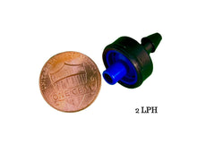 Load image into Gallery viewer, Pressure Compensating Drip Emitters - 2 L/h Flow Rate by- Ideal for Home Gardens, Orchards, and Greenhouses
