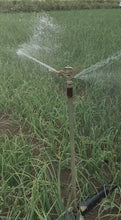 Load and play video in Gallery viewer, DripRack Brass Sprinkler Nozzle 1/2&quot; full circle TS1 30 Deg Trajectory
